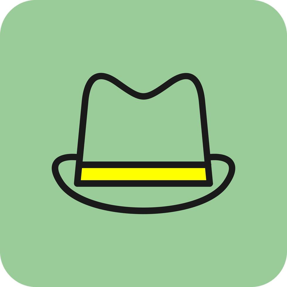 design de ícone de vetor de chapéu de cowboy