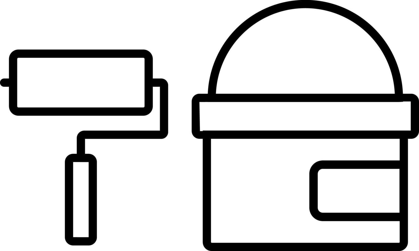 prédio, rolo linha de pintura vetor Projeto do construção, apresentação modelo para local na rede Internet bandeira e aterrissagem página cabeçalho, Linha do tempo, infográficos - vetor em branco fundo