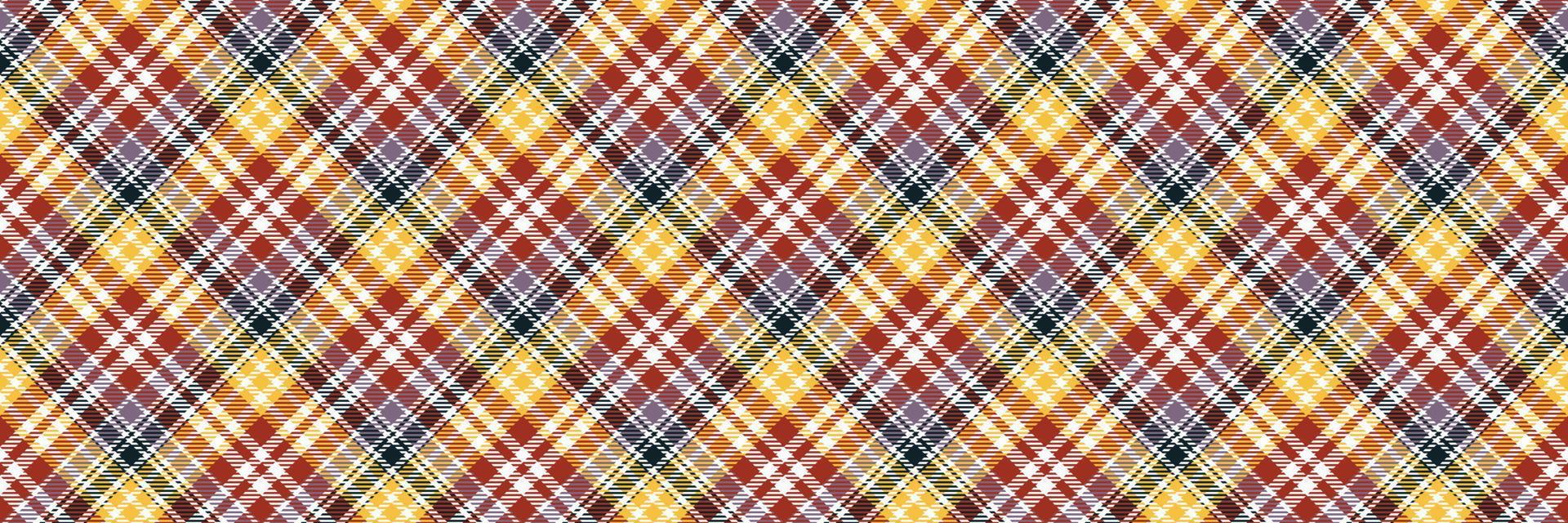 escocês tartan desatado padronizar é uma estampado pano consistindo do criss cruzado, horizontal e vertical bandas dentro múltiplo cores.xadrez desatado para lenço, pijama, cobertor, edredon, kilt ampla xaile. vetor