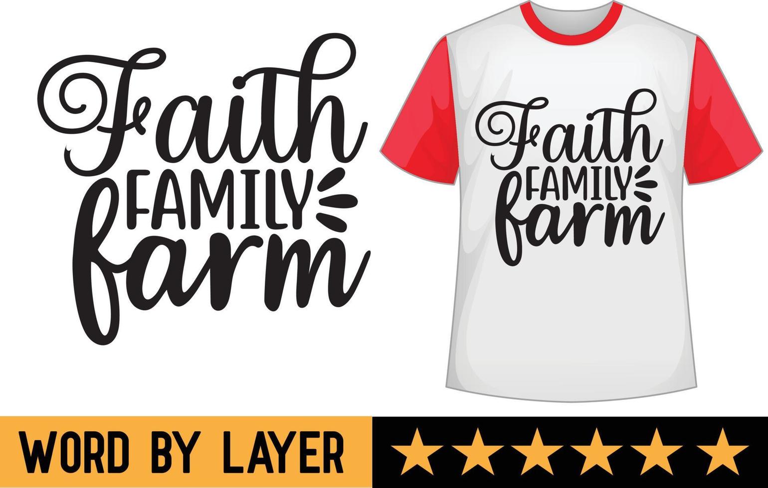 família SVG t camisa Projeto vetor