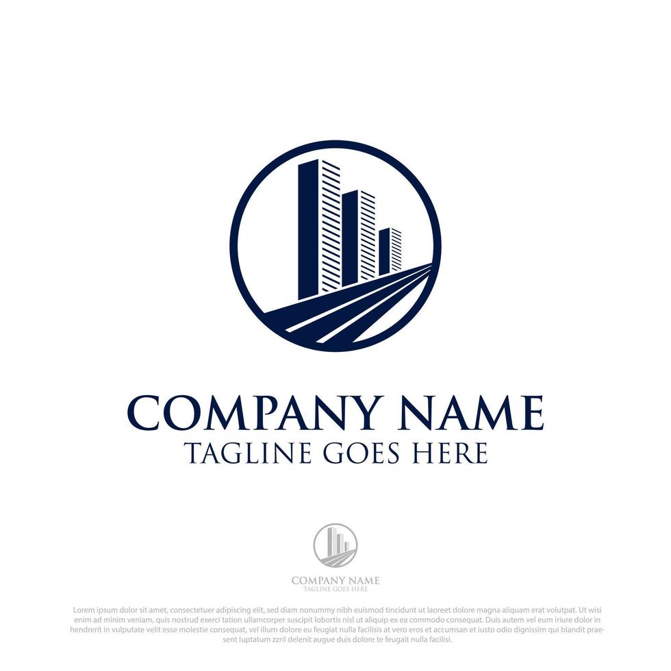 moderno para contabilidade ou real Estado companhia logotipo vetor, Boa para profissional companhia logotipo desenhos vetor