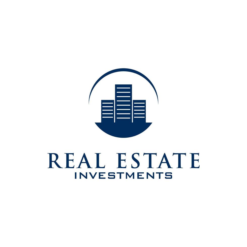 real Estado investimento logotipo desenhos inspirações, limpar \ limpo e esperto logotipo vetor