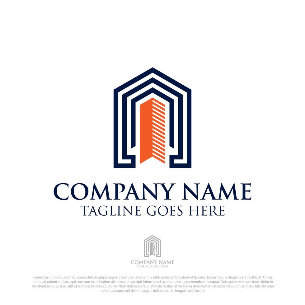 moderno finança e contabilidade logotipo modelo, vetor ilustração do construção e real Estado logotipo conceitos