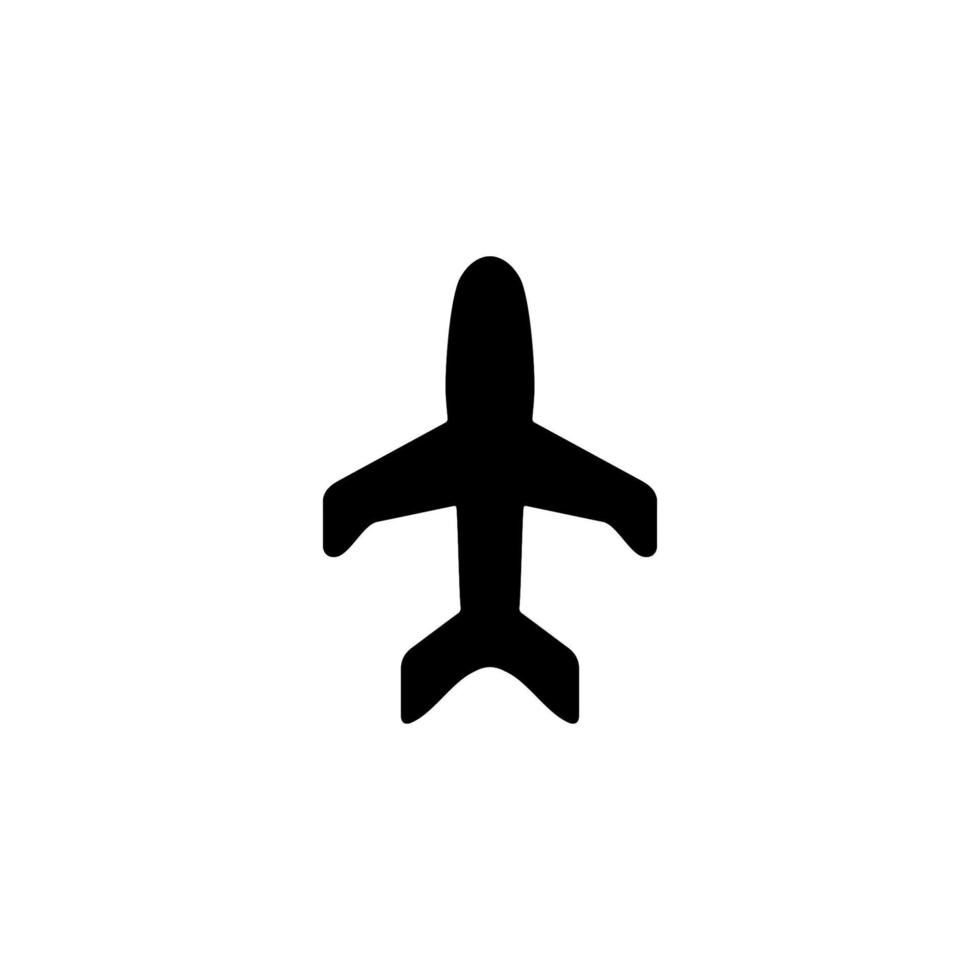 avião ícone. simples estilo viagem agência poster fundo símbolo. avião marca logotipo Projeto elemento. avião camiseta impressão. vetor para adesivo.