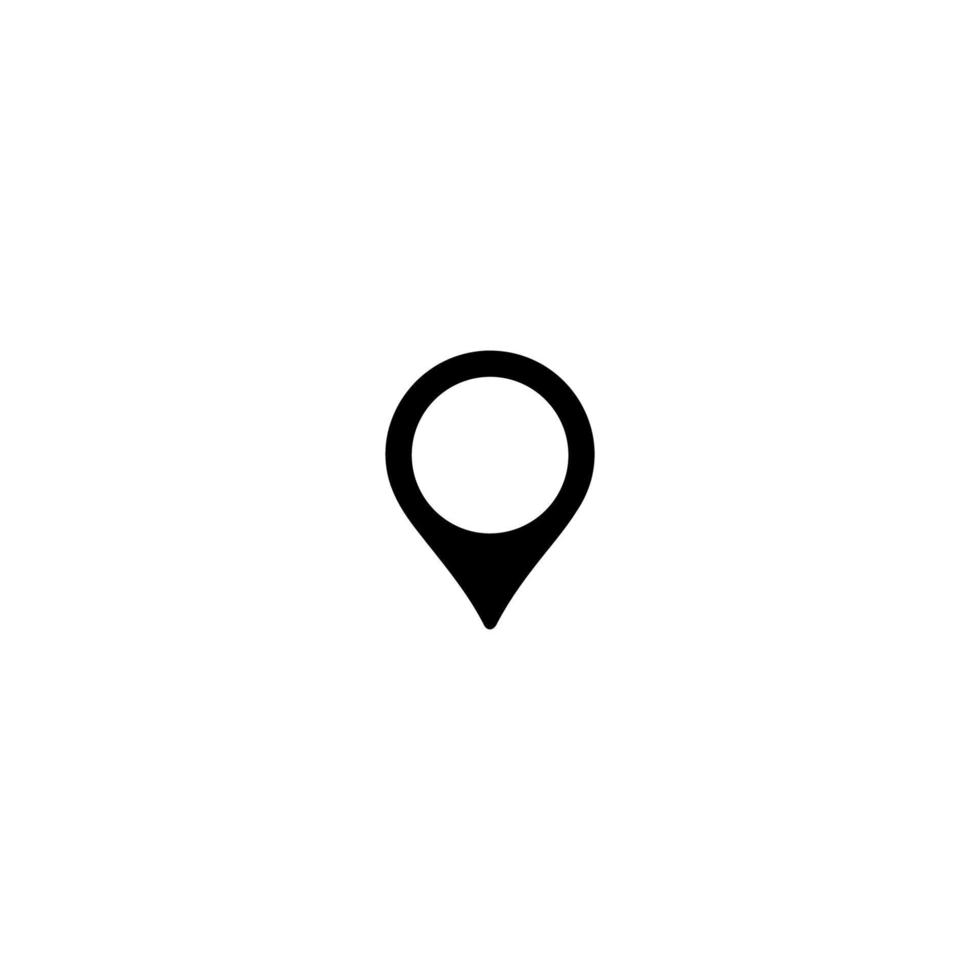 ícone de alfinete de localização. símbolo de fundo de pôster de grande venda de empresa de viagens de estilo simples. elemento de design do logotipo da marca de pino de localização. impressão de camiseta com pino de localização. vetor para adesivo.