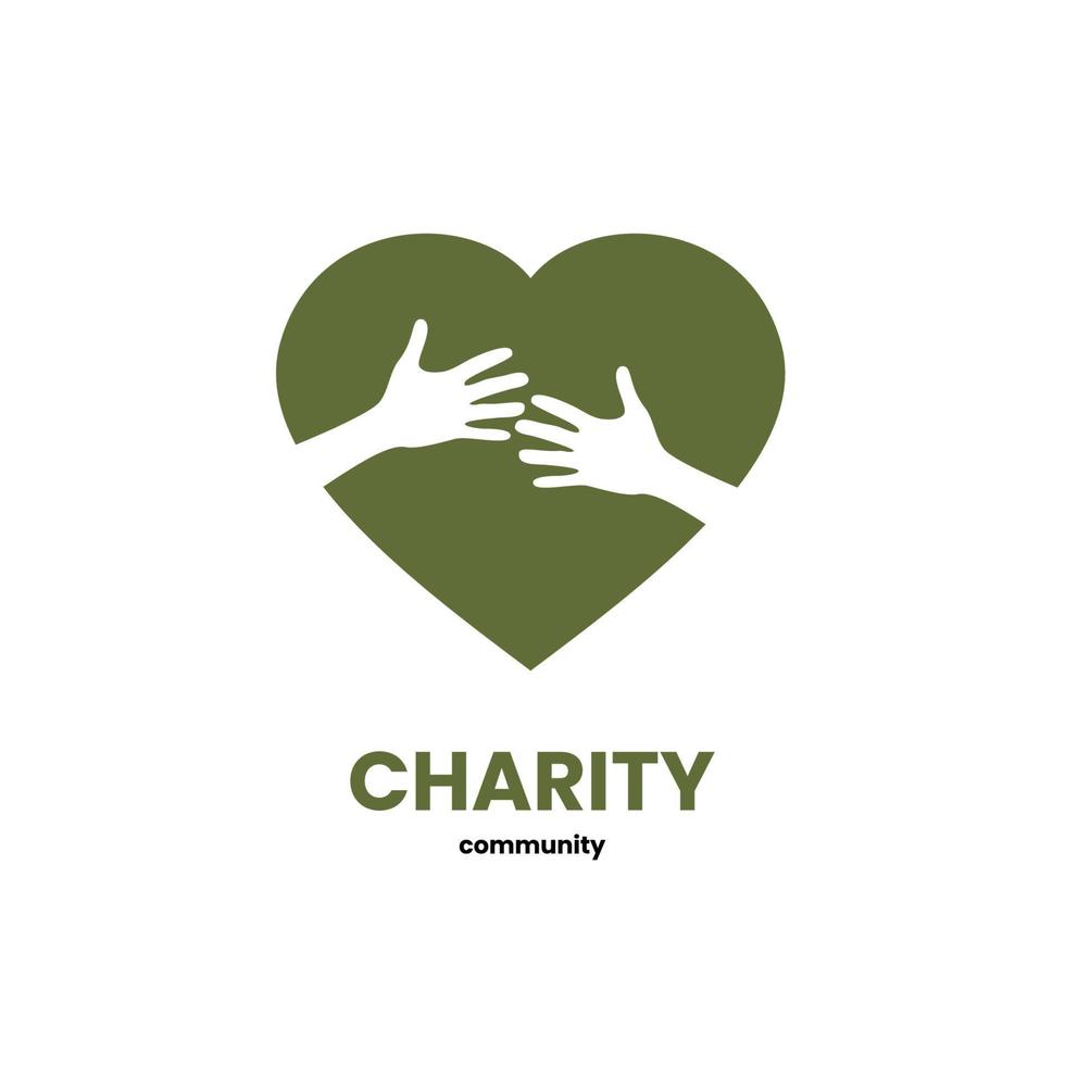livre vetor caridade vida abstrato logotipo