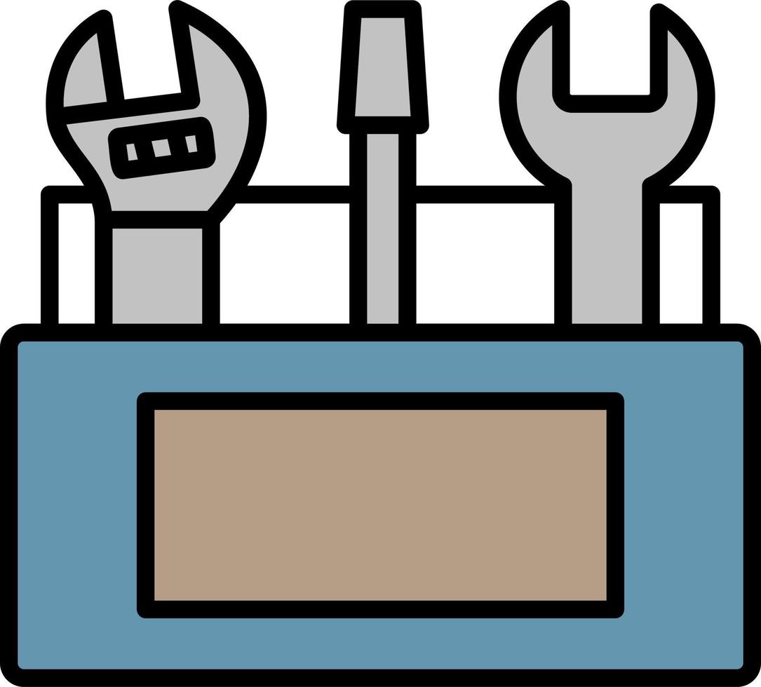 ícone de vetor de caixa de ferramentas