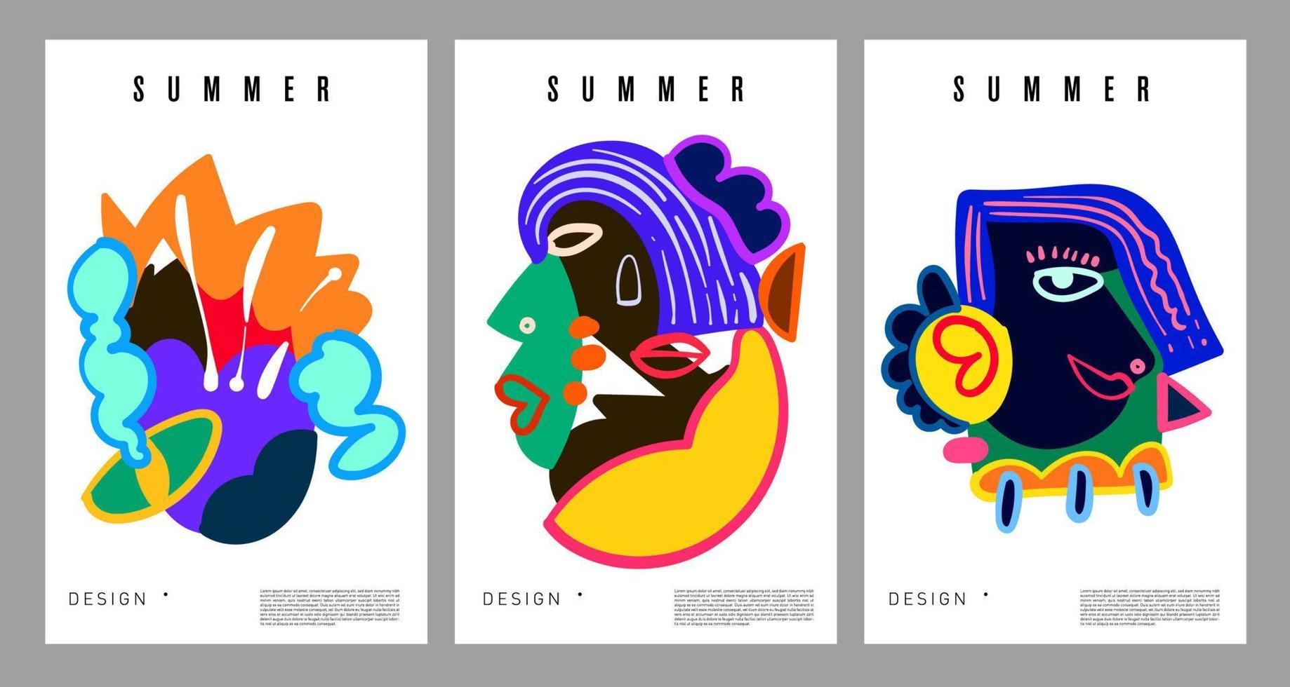 vetor colorida étnico arte e Projeto ilustração para verão festival fundo