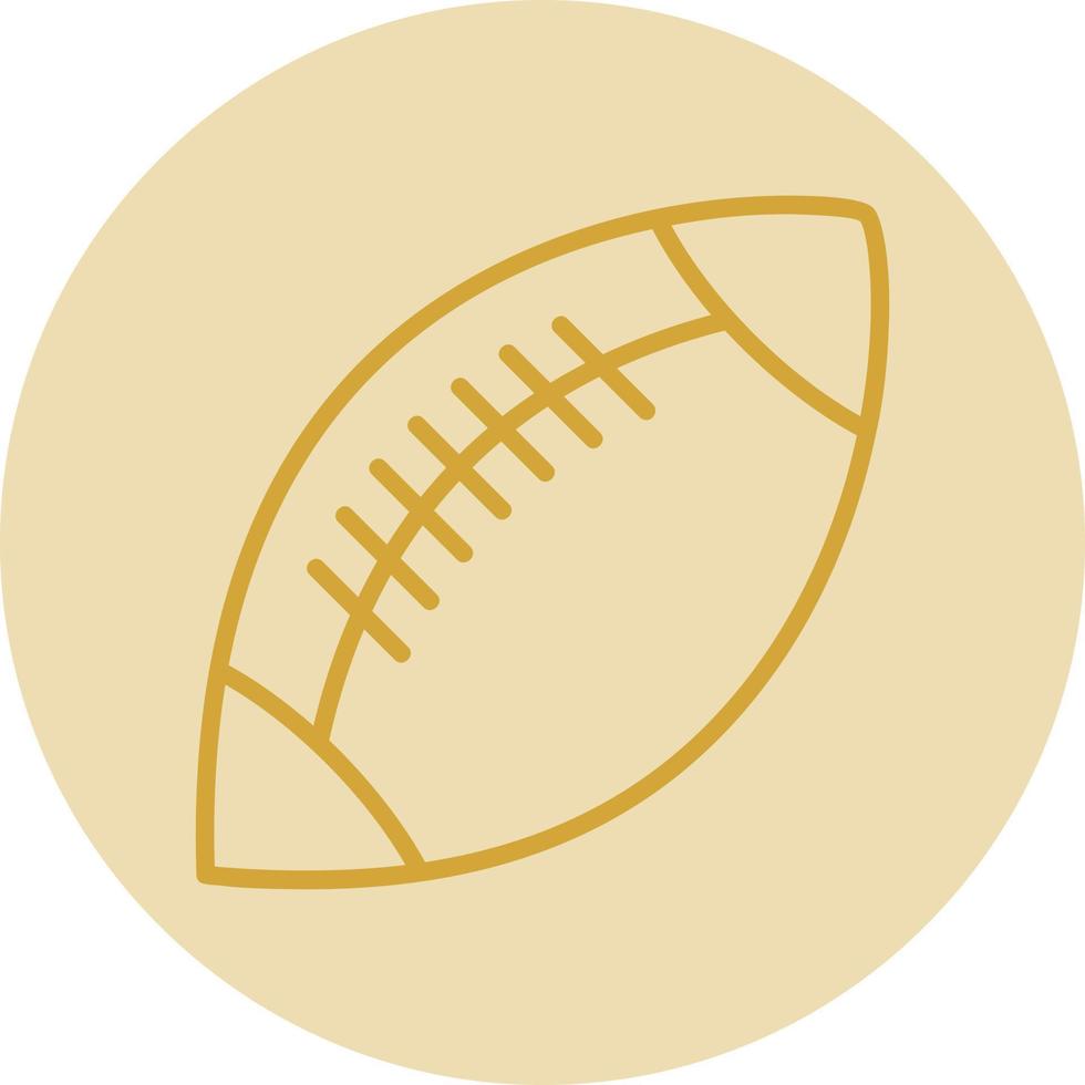 design de ícone de vetor de rugby