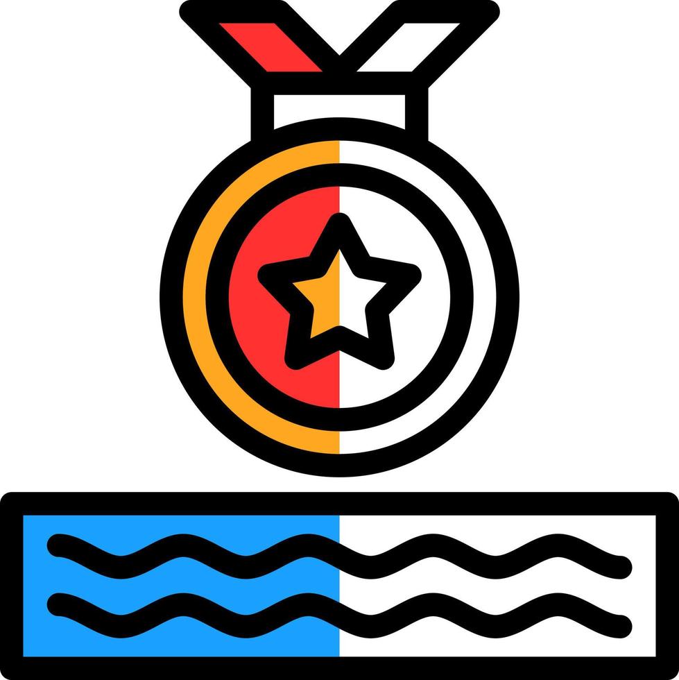 design de ícone de vetor de medalha