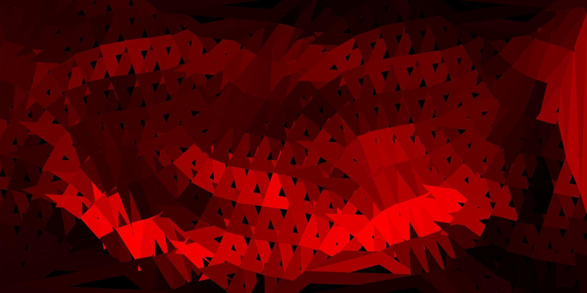 textura de triângulo poli vector vermelho escuro.