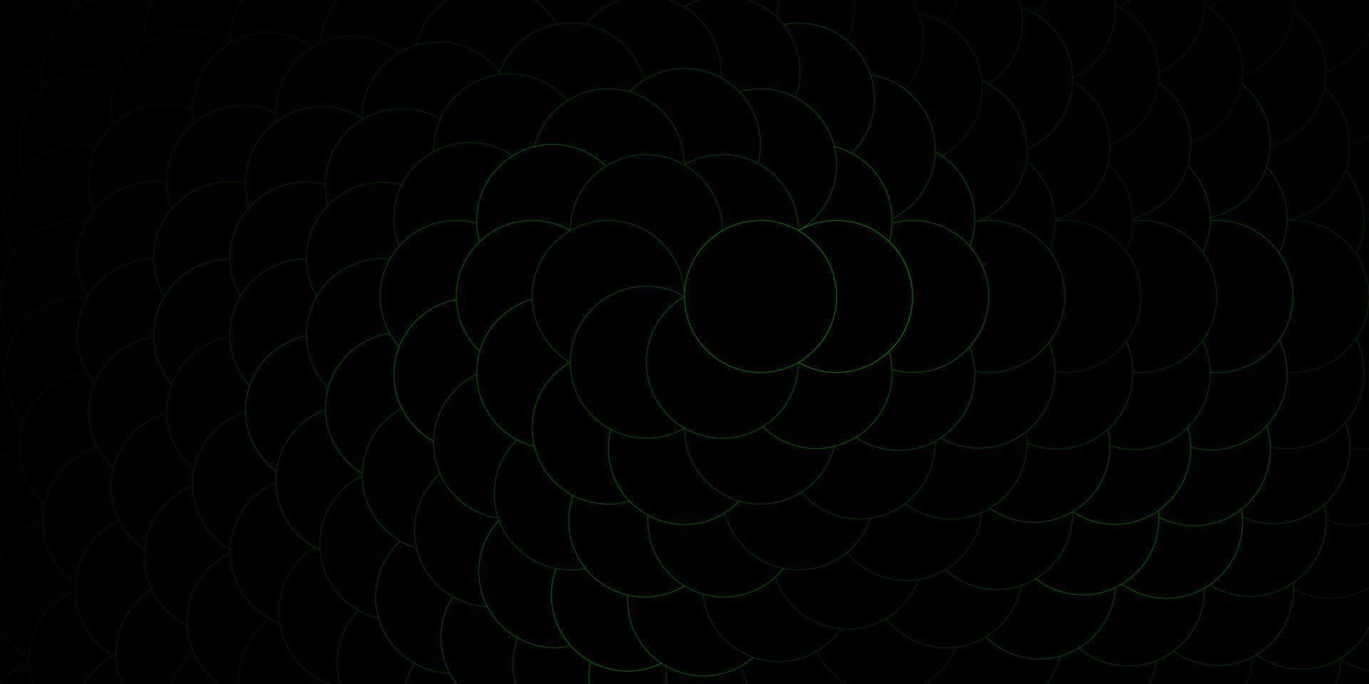 fundo vector verde escuro com bolhas.