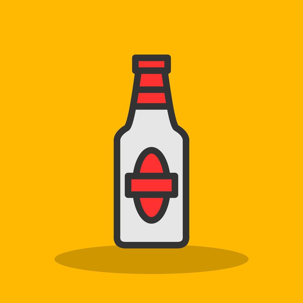 design de ícone de vetor de garrafa de cerveja