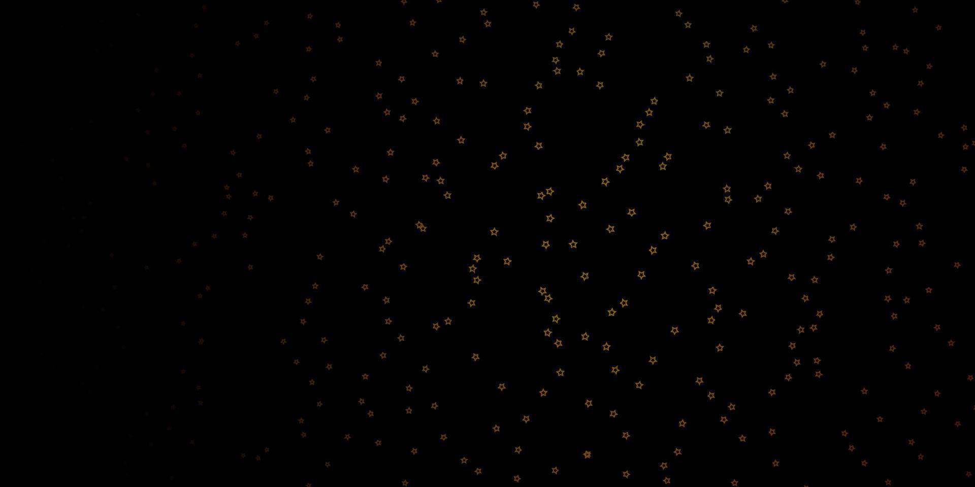 fundo vector verde escuro e amarelo com estrelas pequenas e grandes.