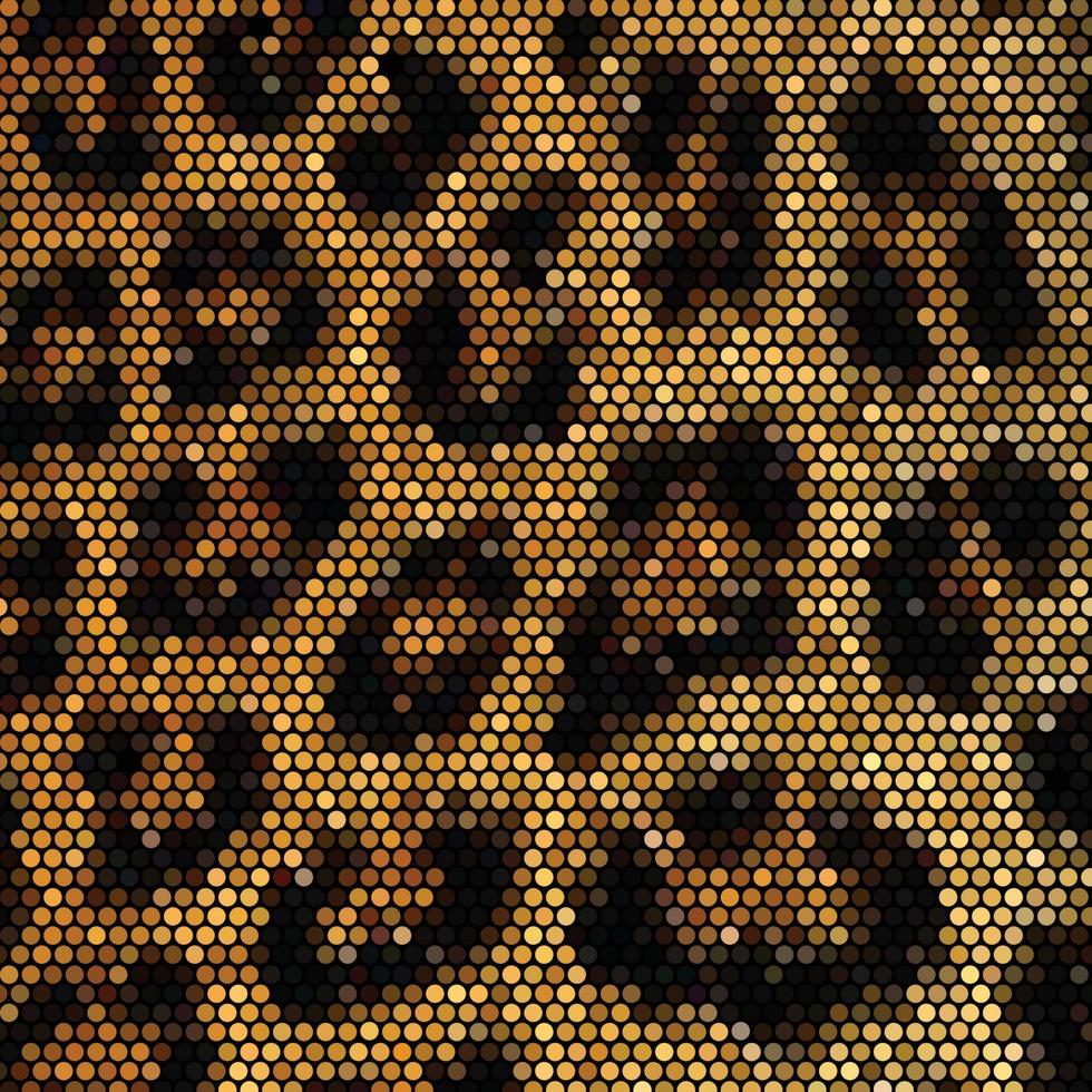 leopardo mosaico fundo vetor