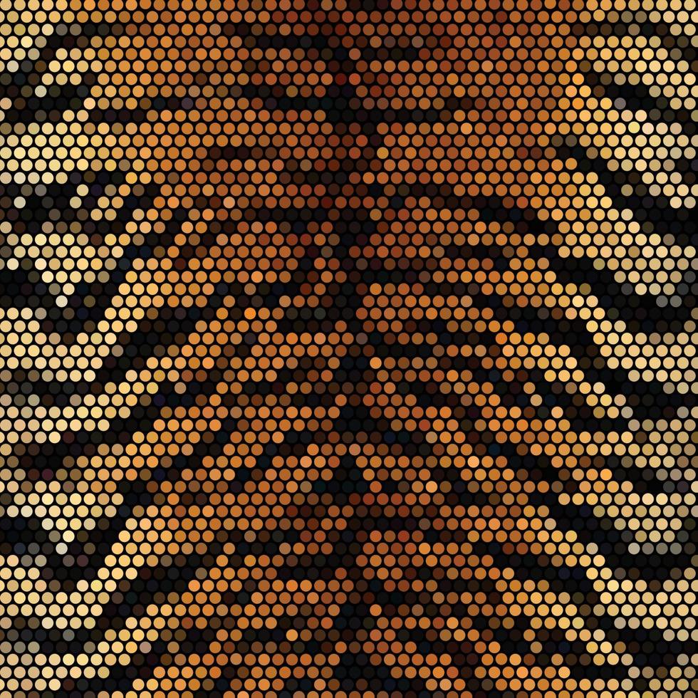 tigre mosaico fundo vetor