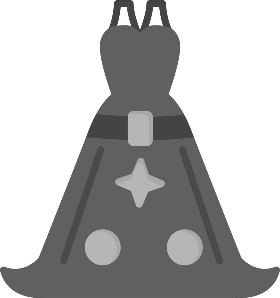 ícone de vetor de vestido