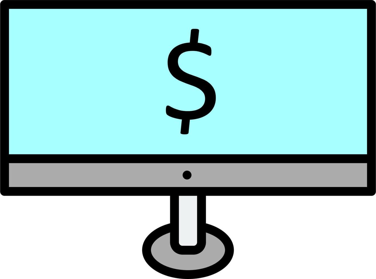 ícone de vetor de análise de dinheiro