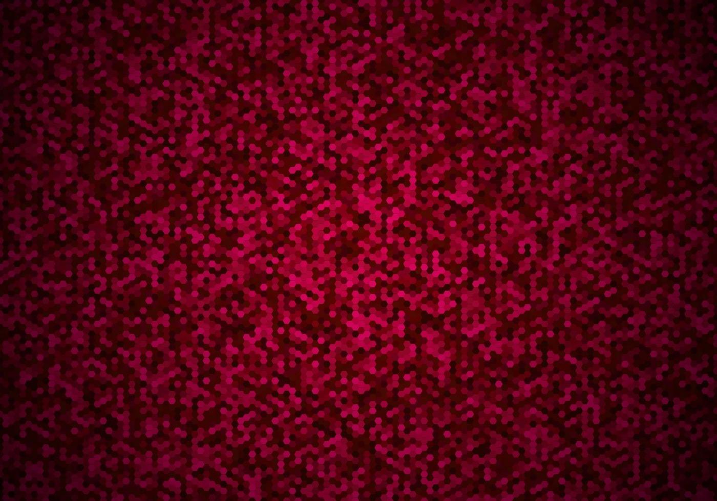 Fundo abstrato do teste padrão do hexágono vermelho e tecnologia de textura conceito de design futurista vetor