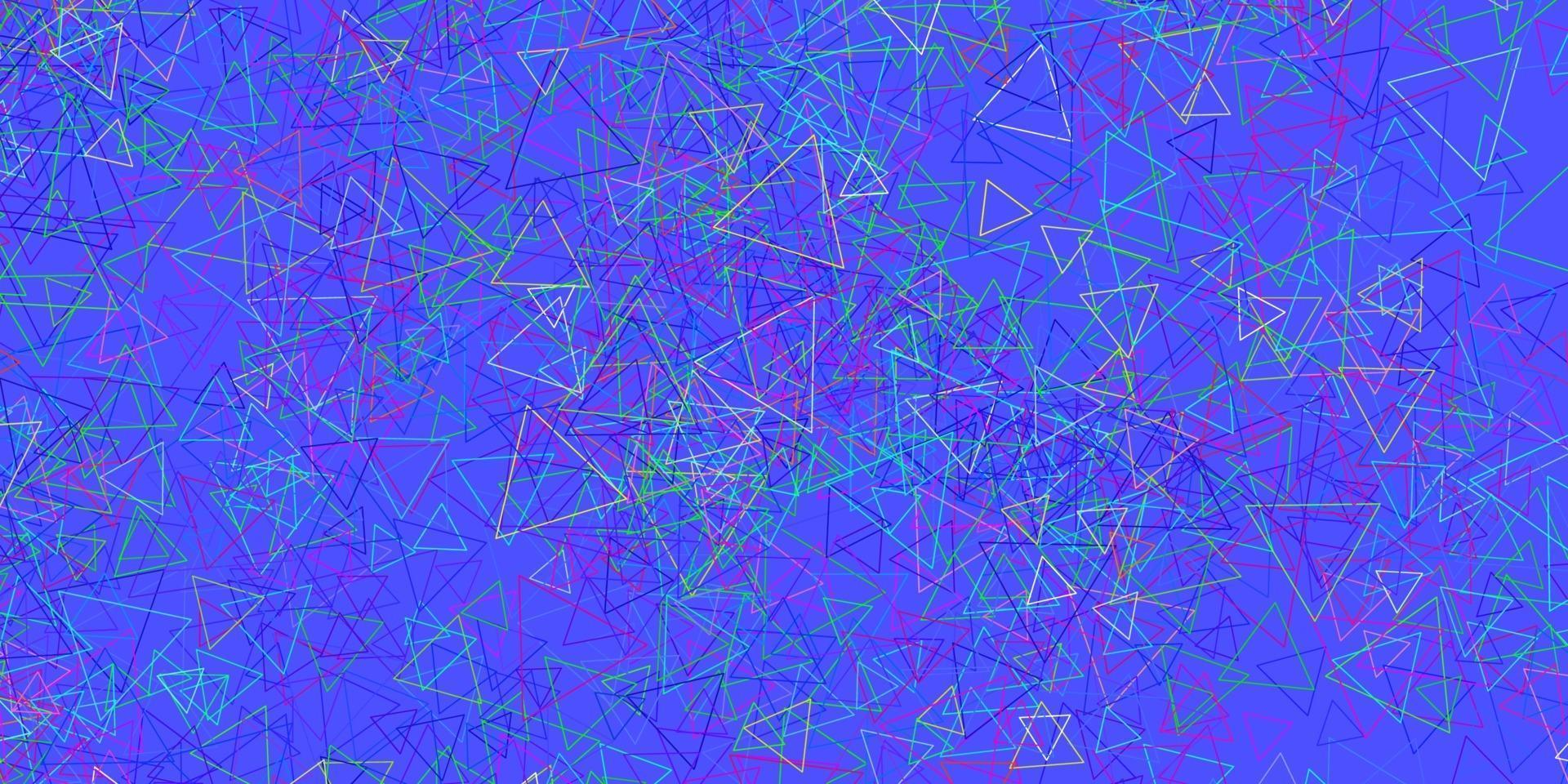 fundo escuro do vetor multicolor com formas poligonais.