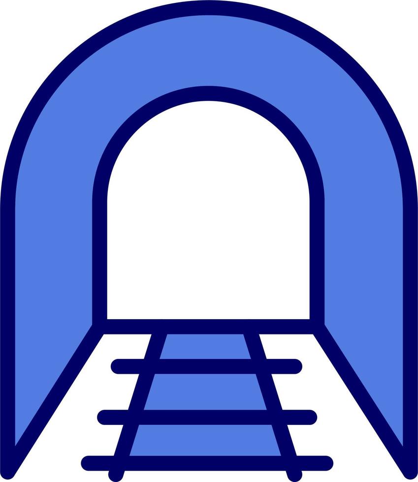 ícone de vetor de túnel