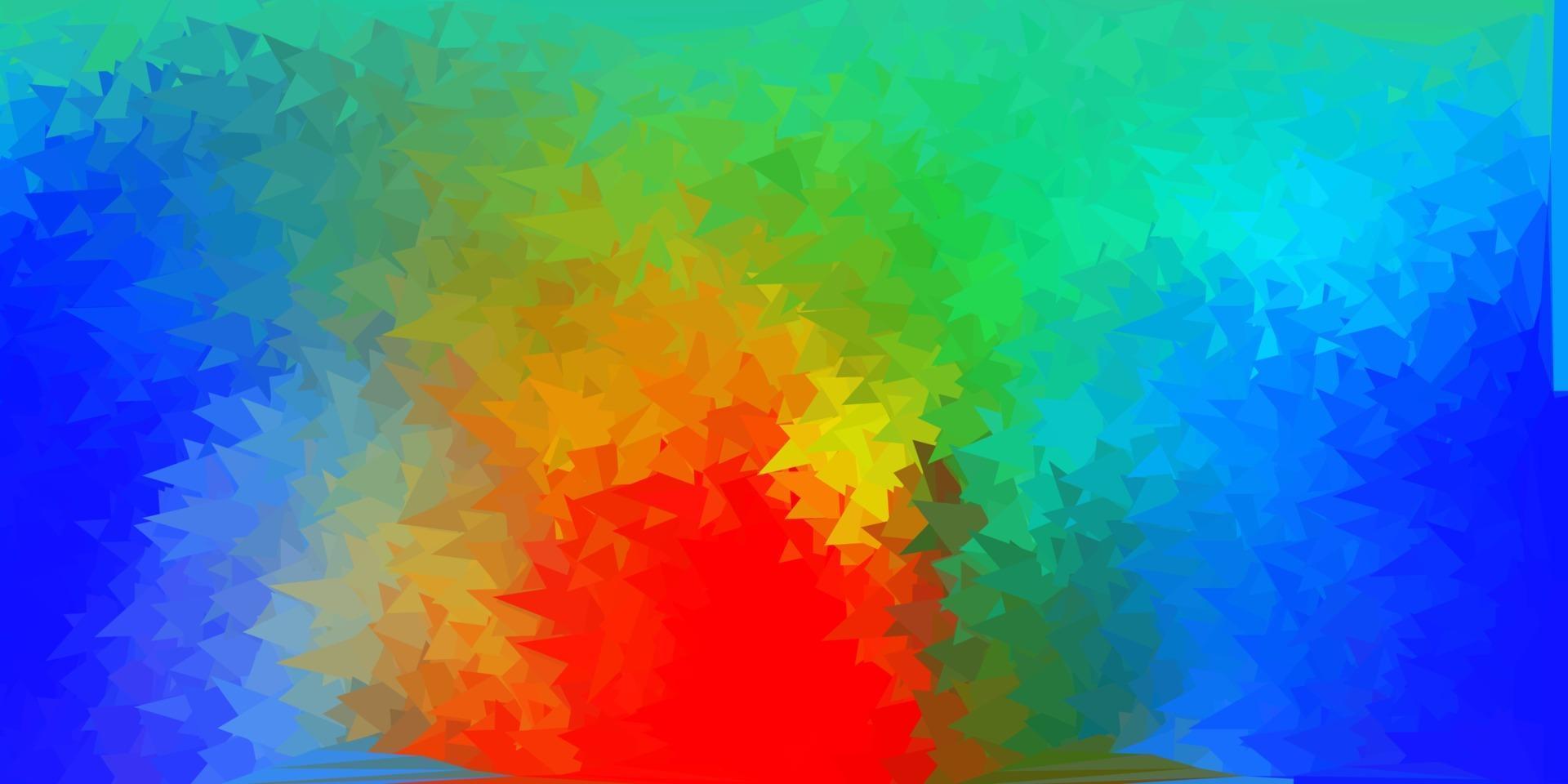 papel de parede de mosaico luz multicolorido vetor triângulo.