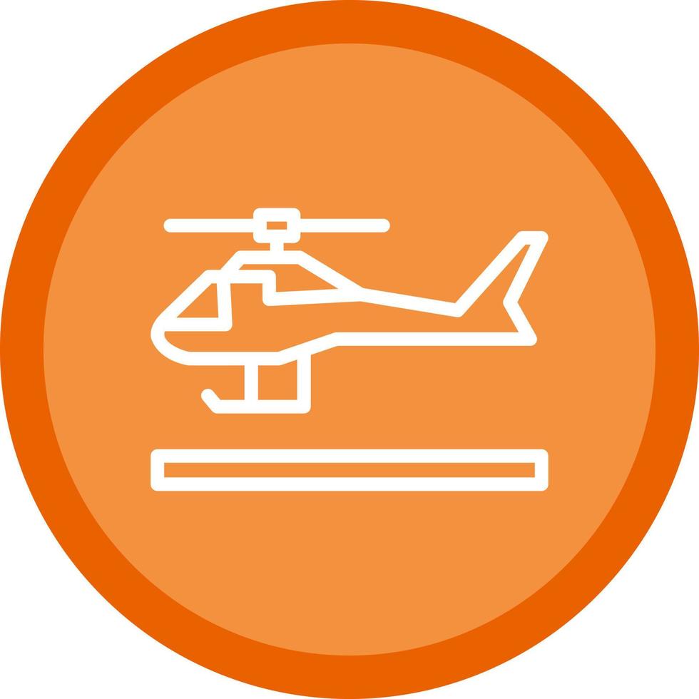 design de ícone de vetor de helicóptero