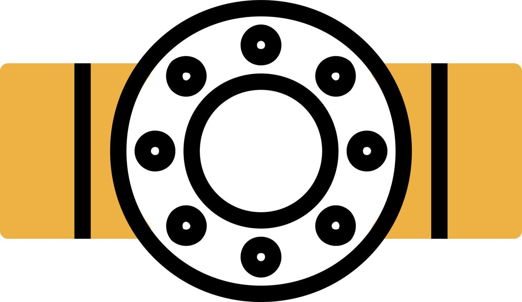 design de ícone de vetor de flange