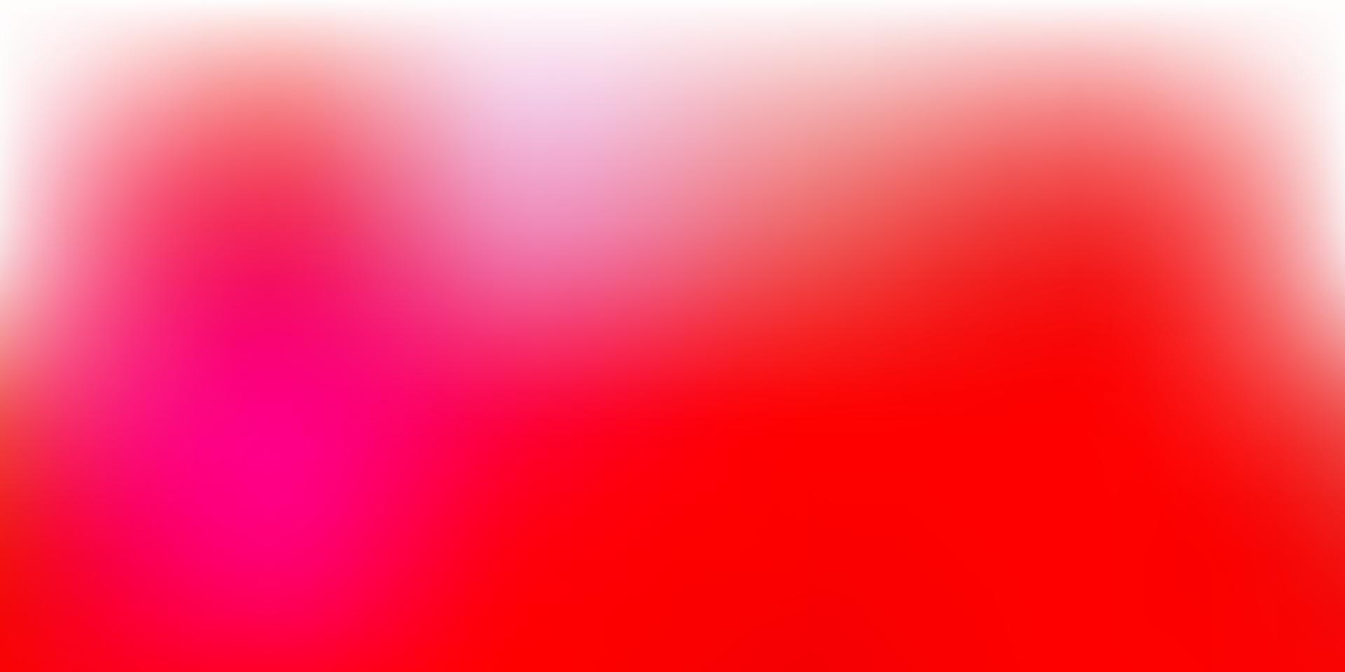 fundo de desfoque de gradiente de vetor rosa claro e vermelho.