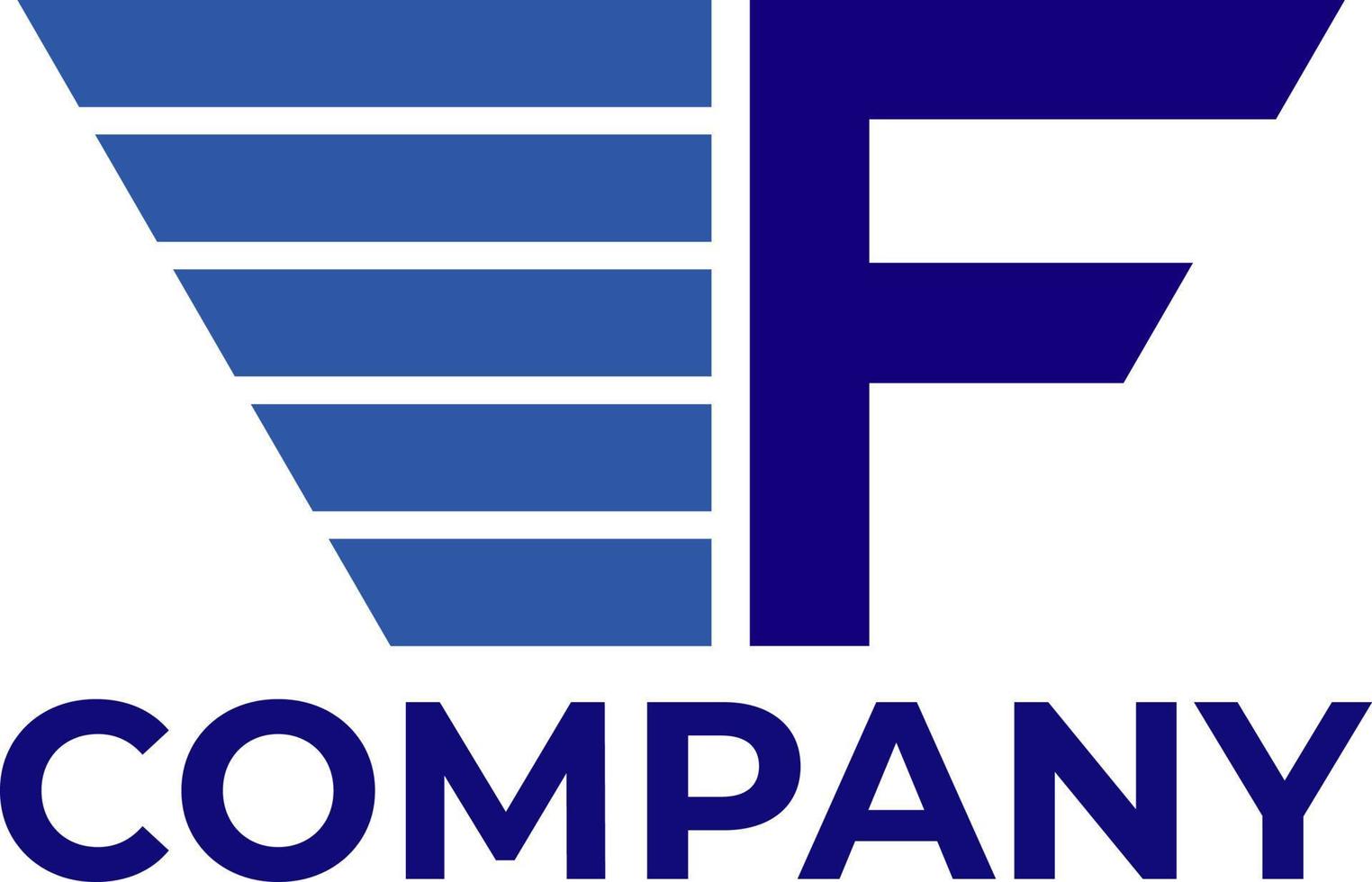 f transporte logotipo Projeto vetor pró