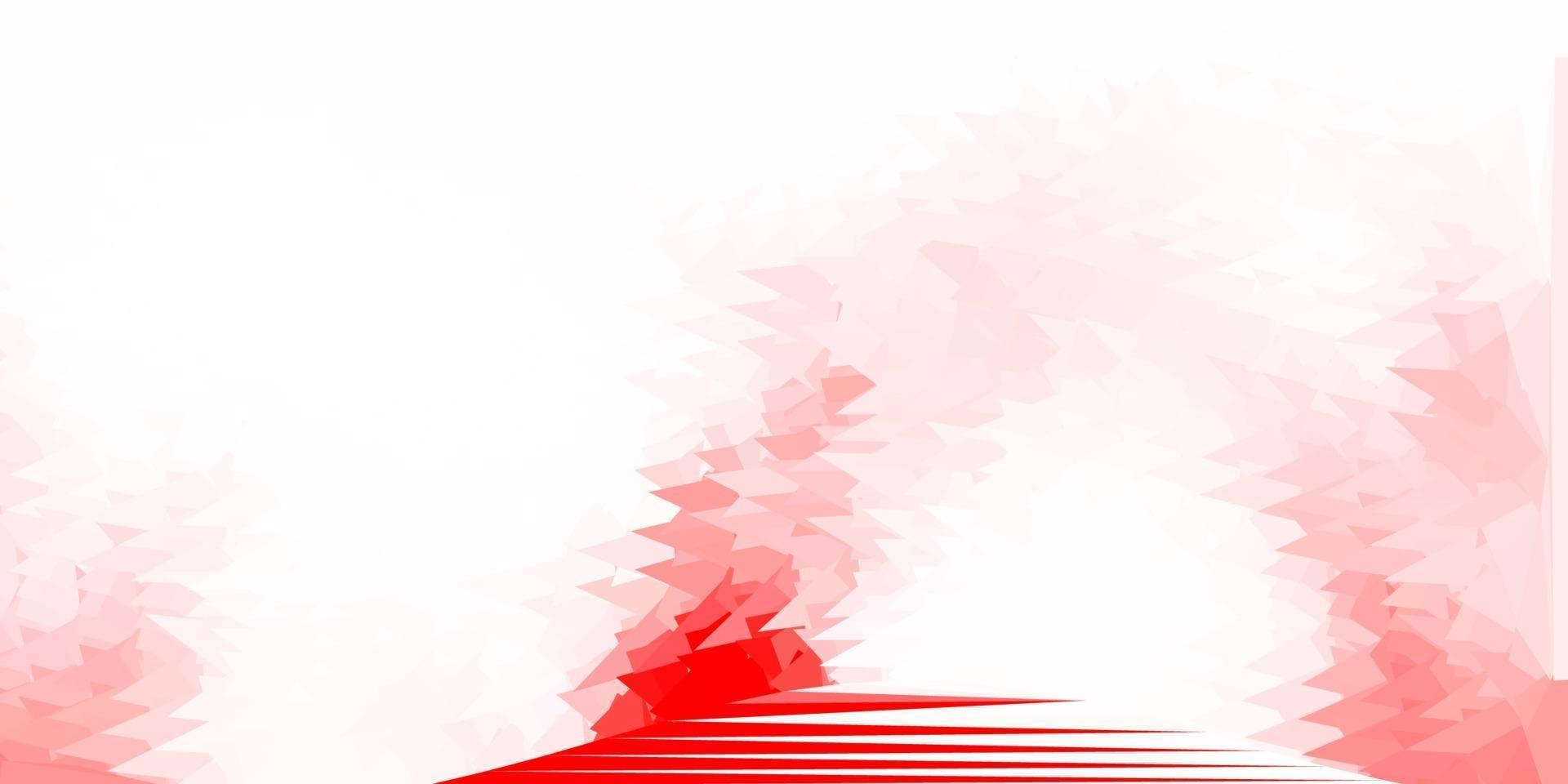 papel de parede polígono gradiente de vetor vermelho claro.
