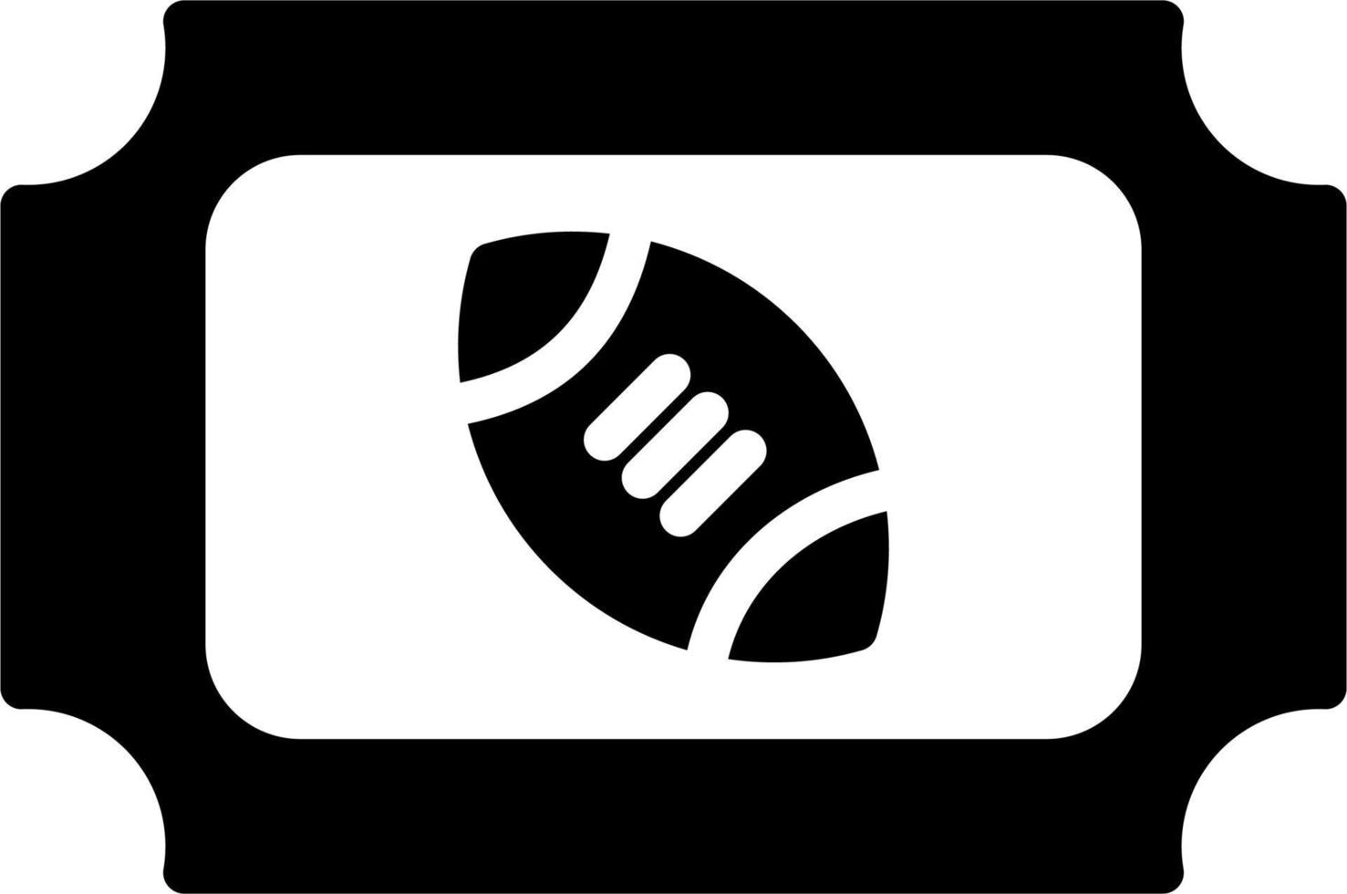 ícone de vetor de bilhete