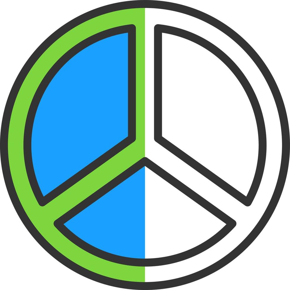 design de ícone de vetor de símbolo de paz