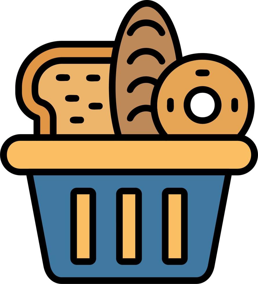 ícone de vetor de padaria