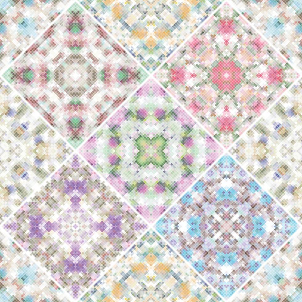 árabe padronizar fundo, islâmico ornamento, árabe telha ou árabe zellij, tradicional mosaico. vetor