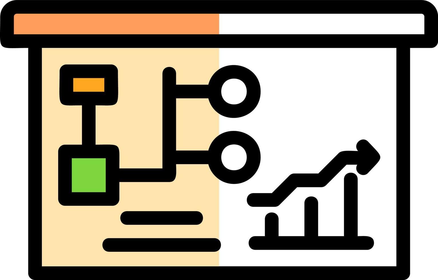 design de ícone de vetor de plano de negócios