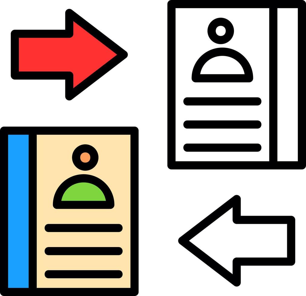 design de ícone de vetor de substituição de diretório