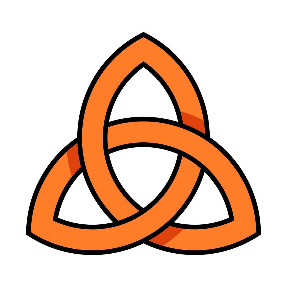 triquetra símbolo vetor