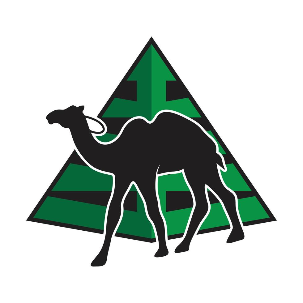 ilustração vetorial ícone camelo vetor