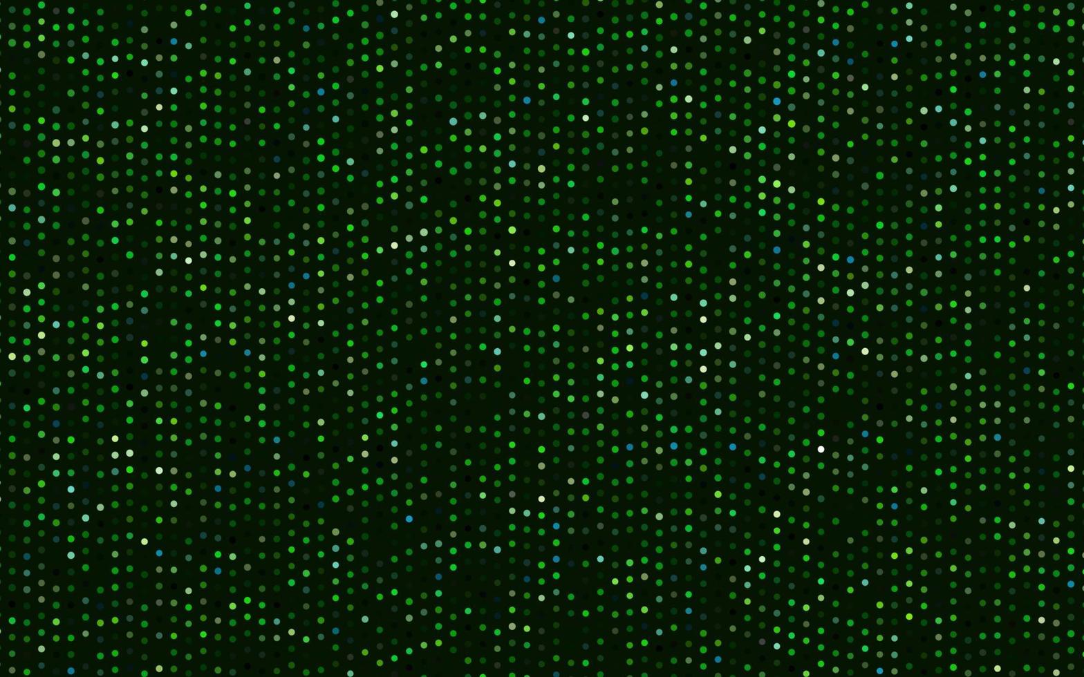 pano de fundo vector verde escuro com pontos.
