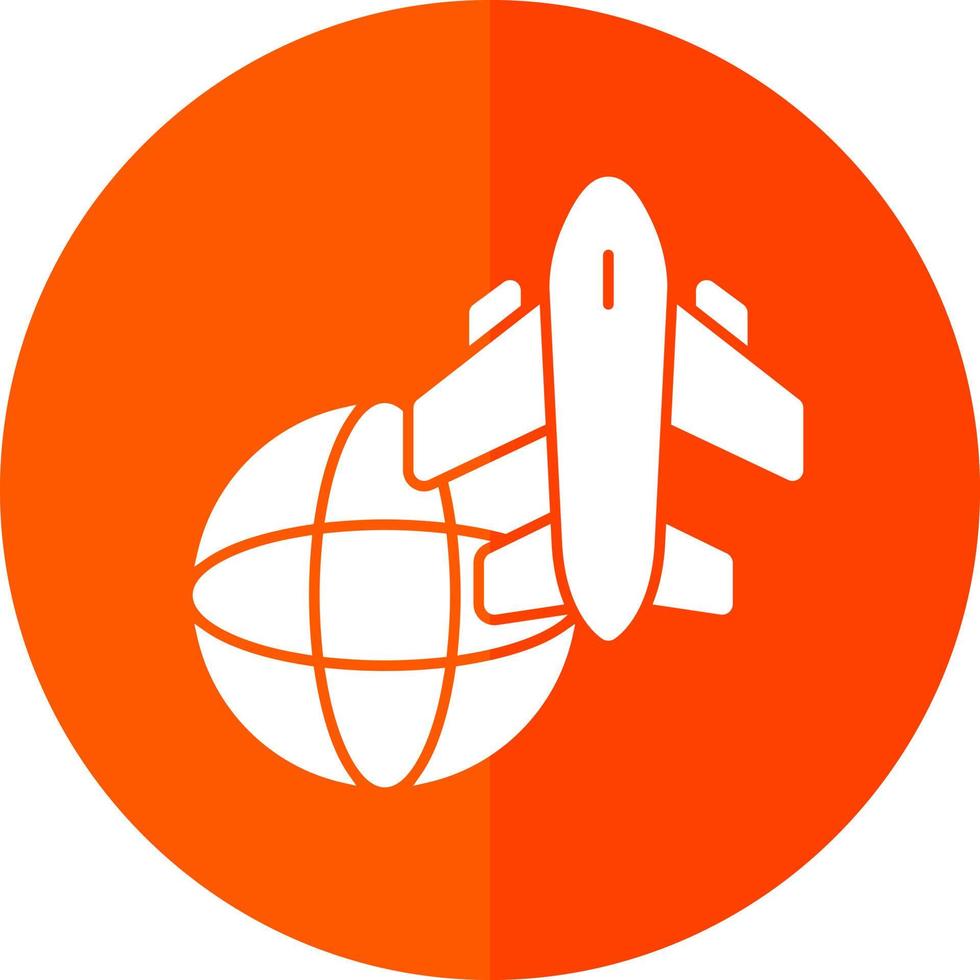 design de ícone de vetor de turnê mundial