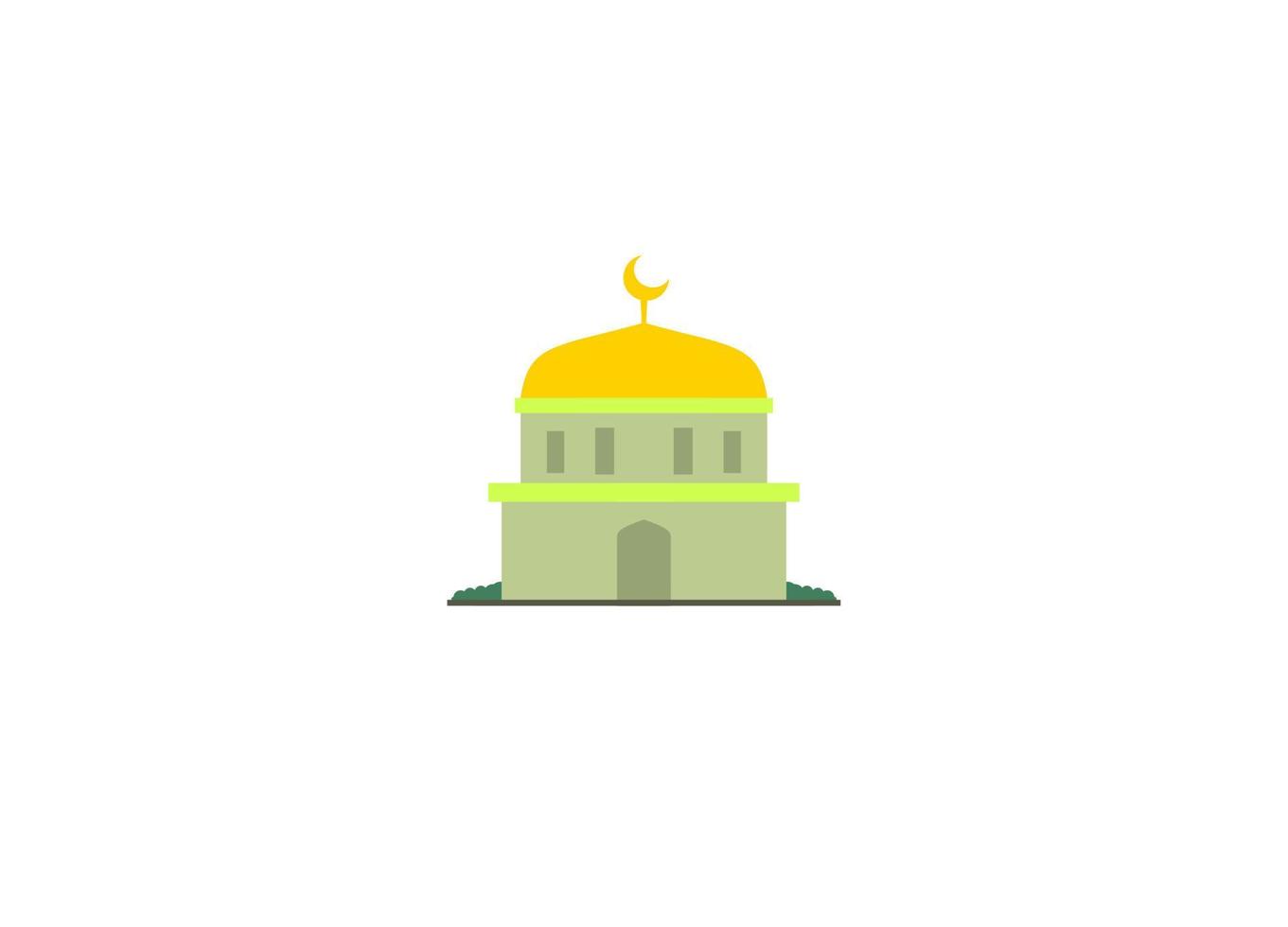 mesquita ilustração, mesquita ícone com elegante conceito, perfeito para Ramadã Projeto vetor