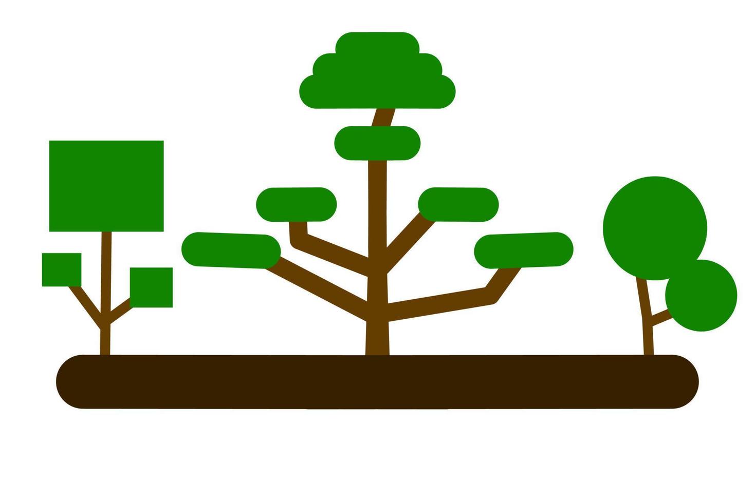 floresta Projeto ilustração, simples floresta ícone com elegante conceito, perfeito para celebrações mundo floresta dia vetor