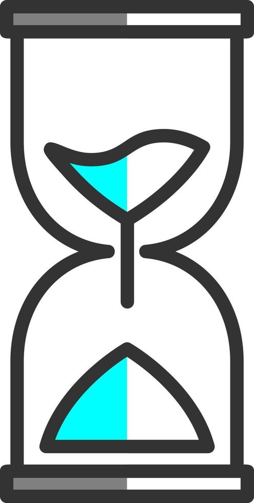 design de ícone vetorial de ampulheta vetor