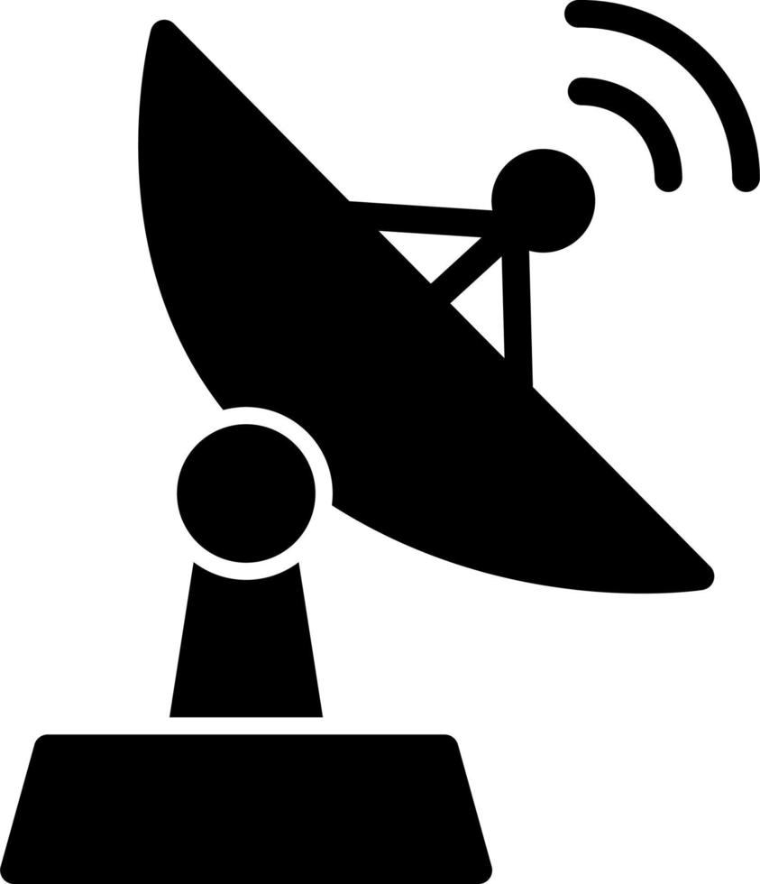 ícone de vetor de antena parabólica