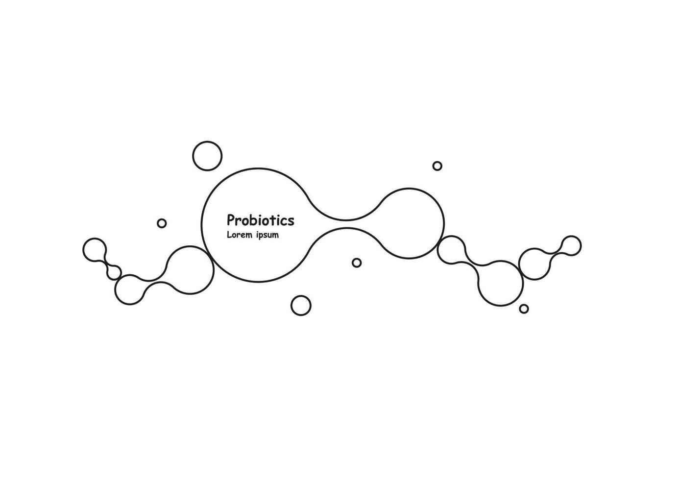 biotecnologia. molécula de símbolo. modelo de logotipo de vetor. modelo de vetor de molécula abstrata. desenvolvimento de nanotecnologia.