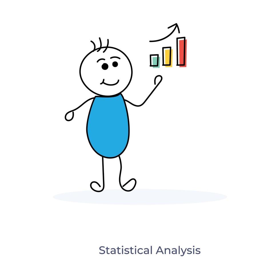 analista de negócios cartoon vetor