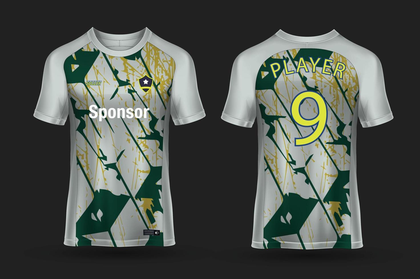 vetor futebol jérsei modelo esporte t camisa Projeto