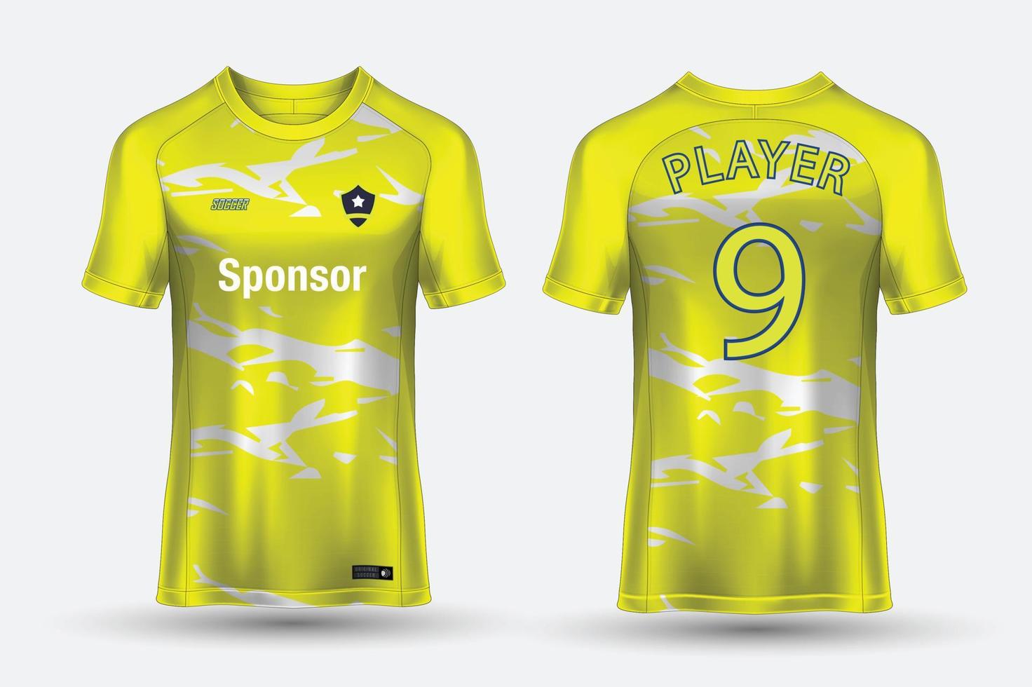 vetor futebol jérsei modelo esporte t camisa Projeto