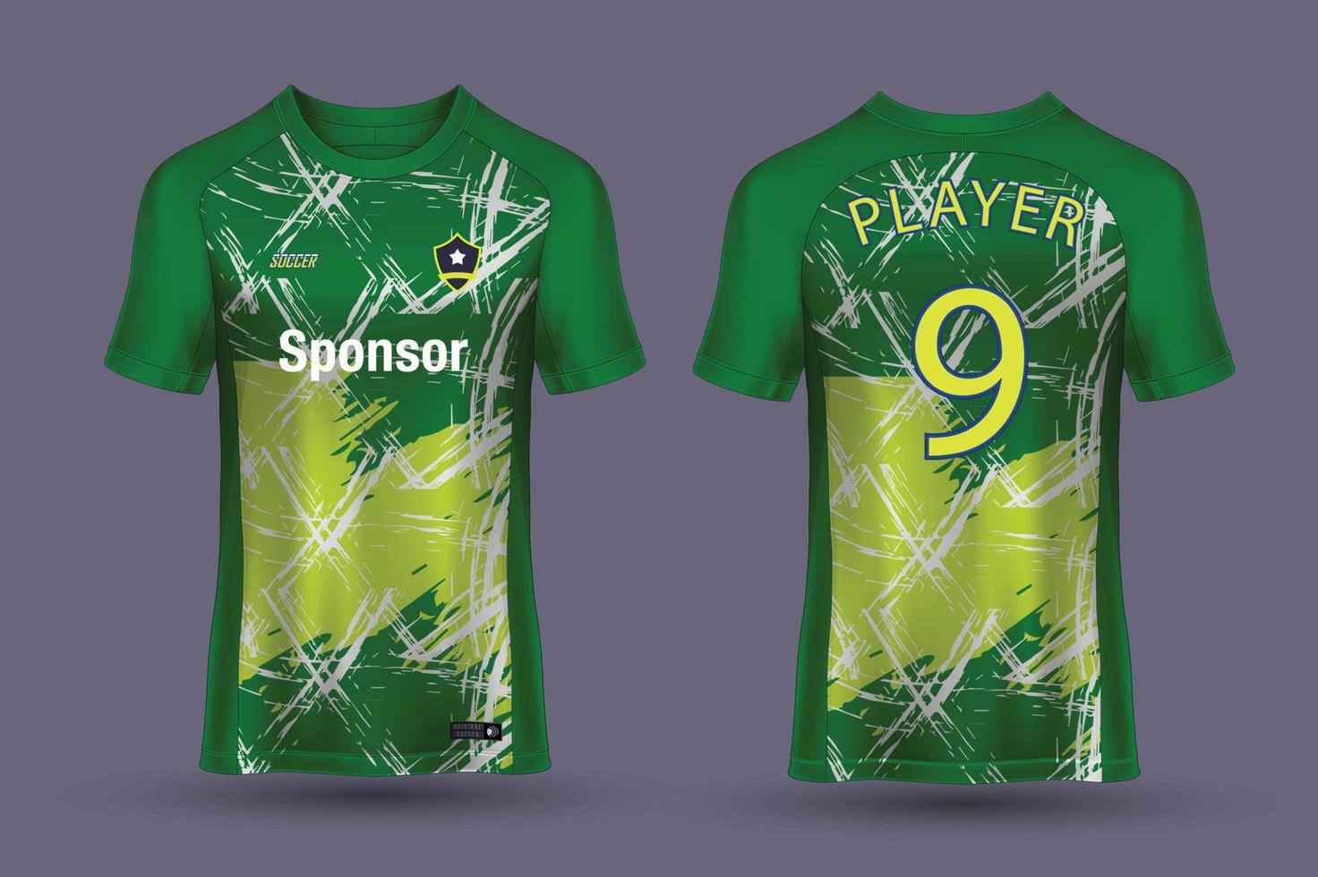 vetor futebol jérsei modelo esporte t camisa Projeto